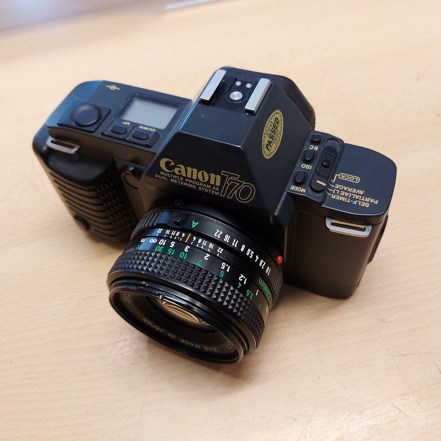 Canon T70 + 50mm f/1.8 - Clock Tower Cameras