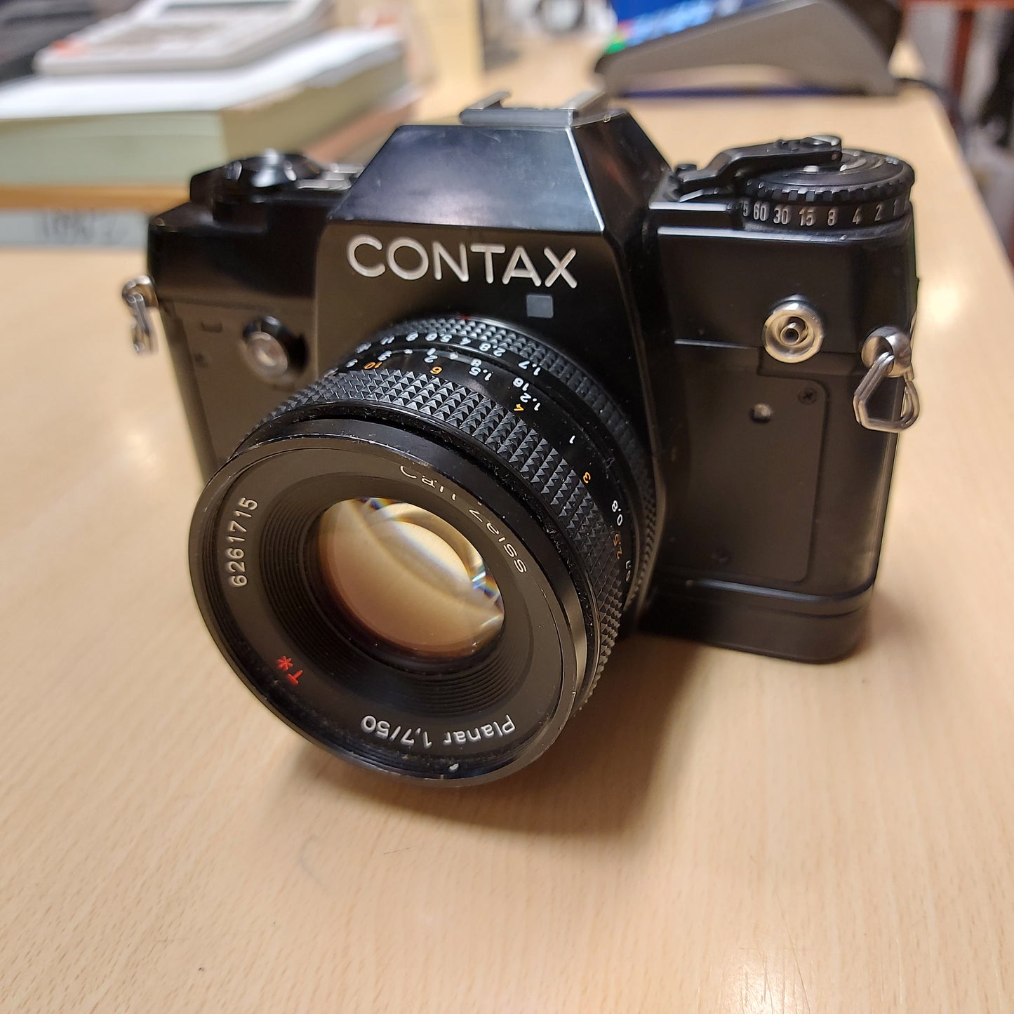 Contax 137ma + 50mm f/1.7 Zeiss T* Planar