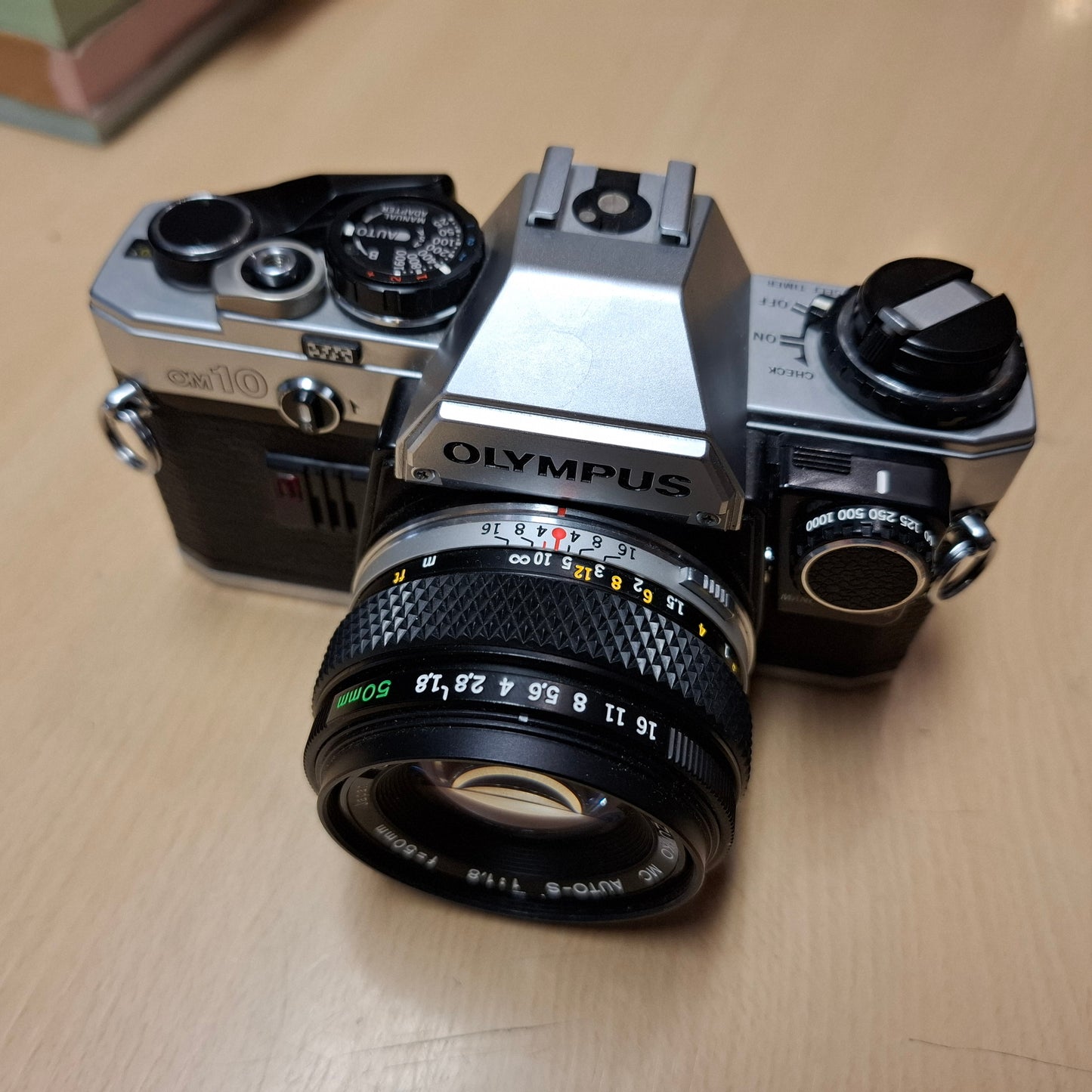 Olympus OM-10 + 50mm f/1.8 and Manual Adapter