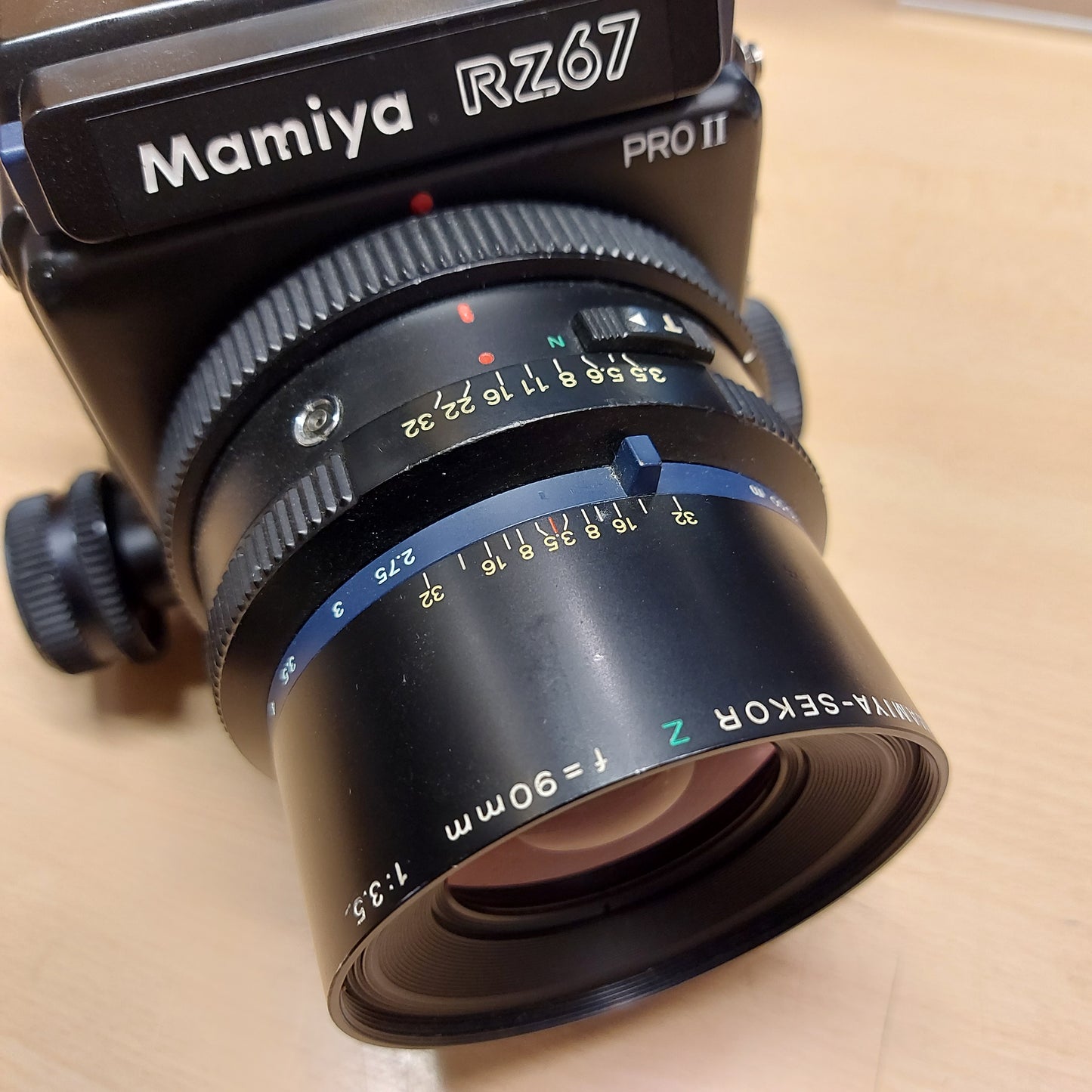 Mamiya RZ-67 Pro II + 90mm f/3.5