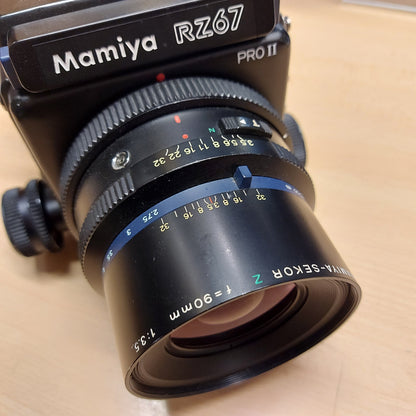Mamiya RZ-67 Pro II + 90mm f/3.5