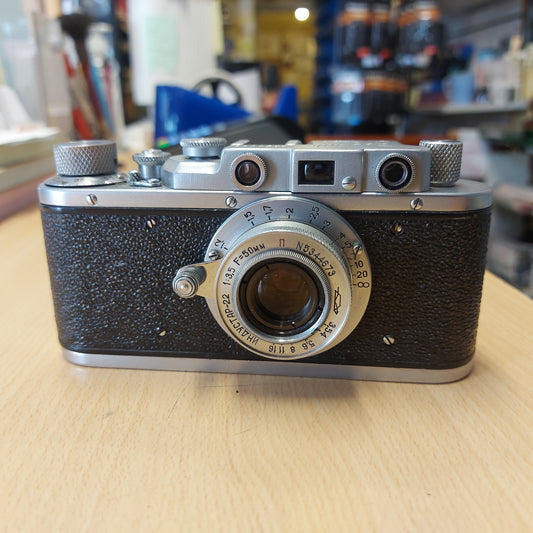 Zorki 35mm Rangefinder + 50mm f/3.5 - Clock Tower Cameras