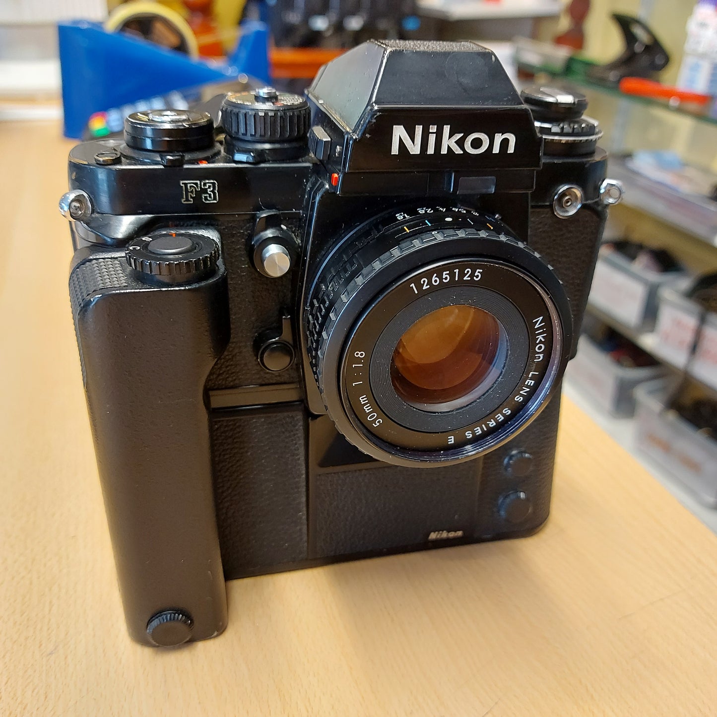 Nikon F3 + 50mm f/1.8 + FREE MD-4 Motordrive