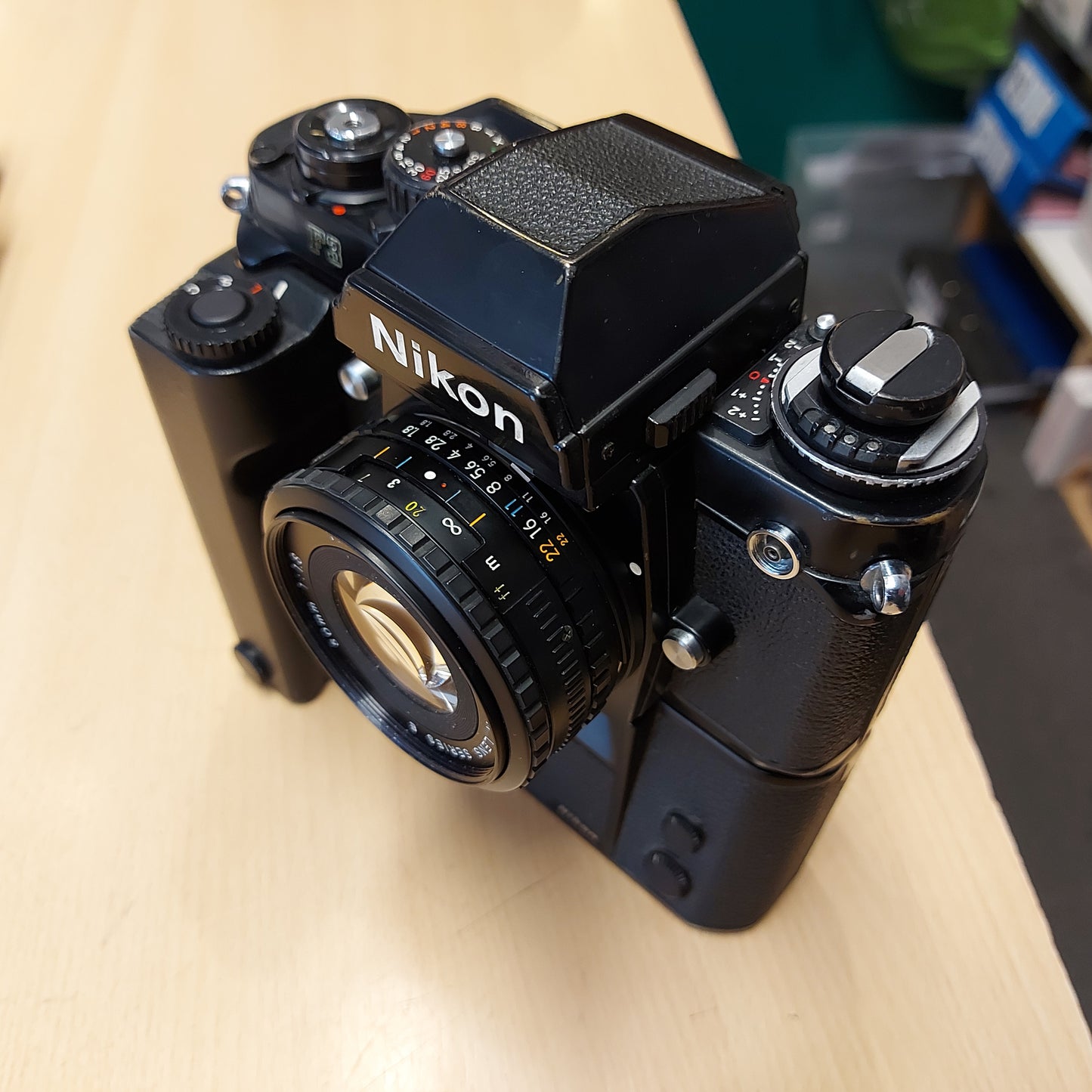 Nikon F3 + 50mm f/1.8 + FREE MD-4 Motordrive