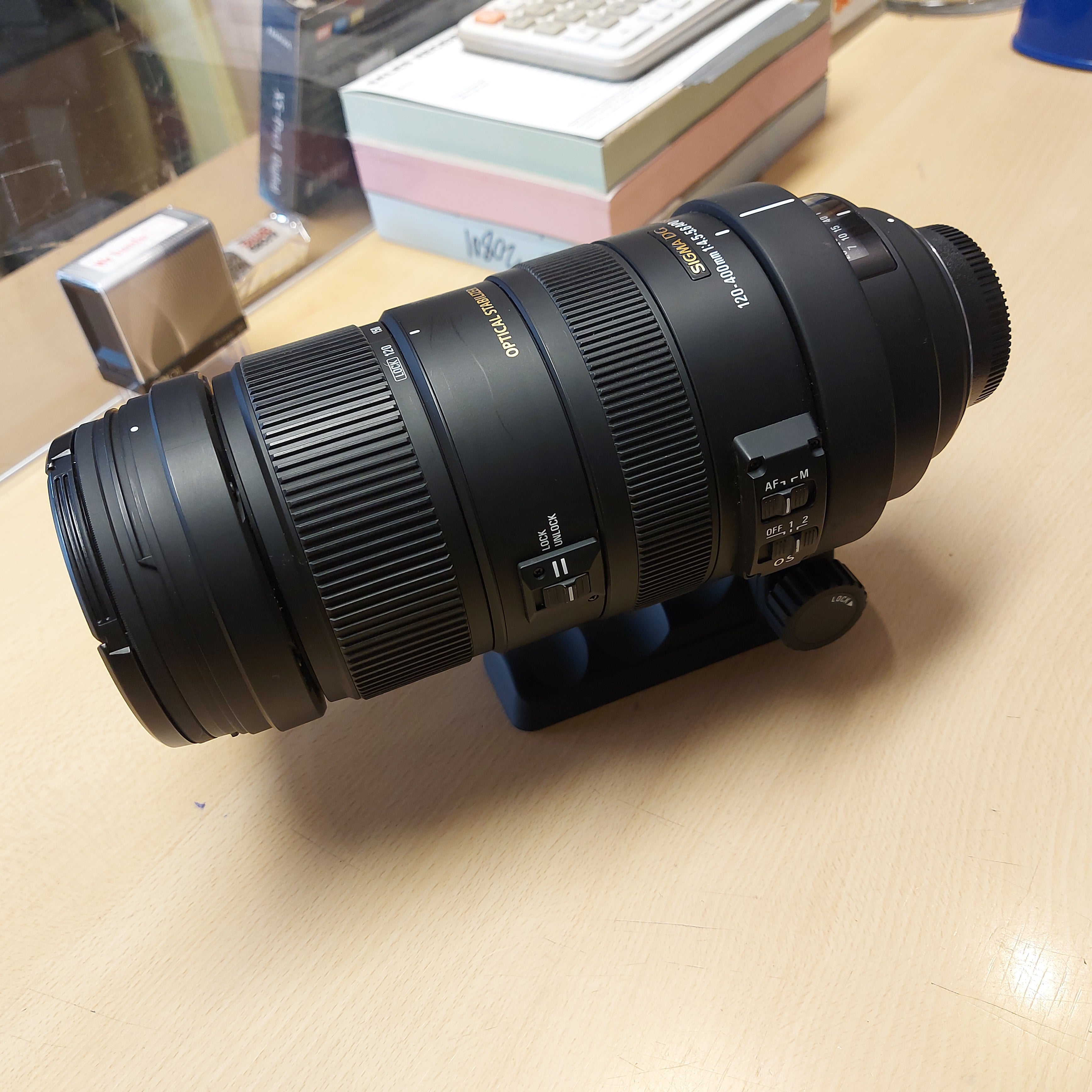 ❁大迫力！超望遠❁SIGMA 120-400mm DG OS HSM キャノン用 Sigma 120-400mm (Nikon fit) DG HSM APO OS Image stabilsed – Clock